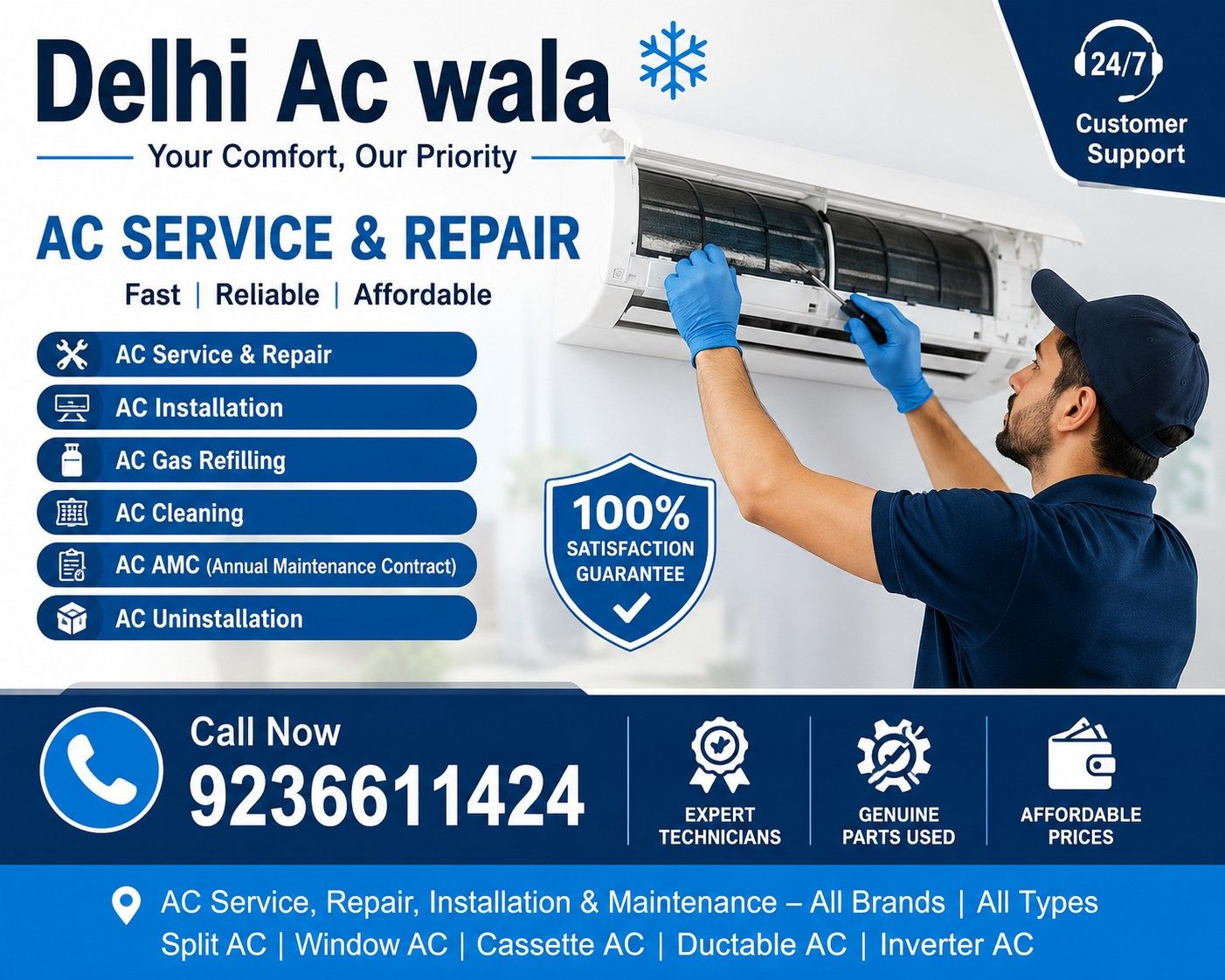 Split AC Service & Repair 