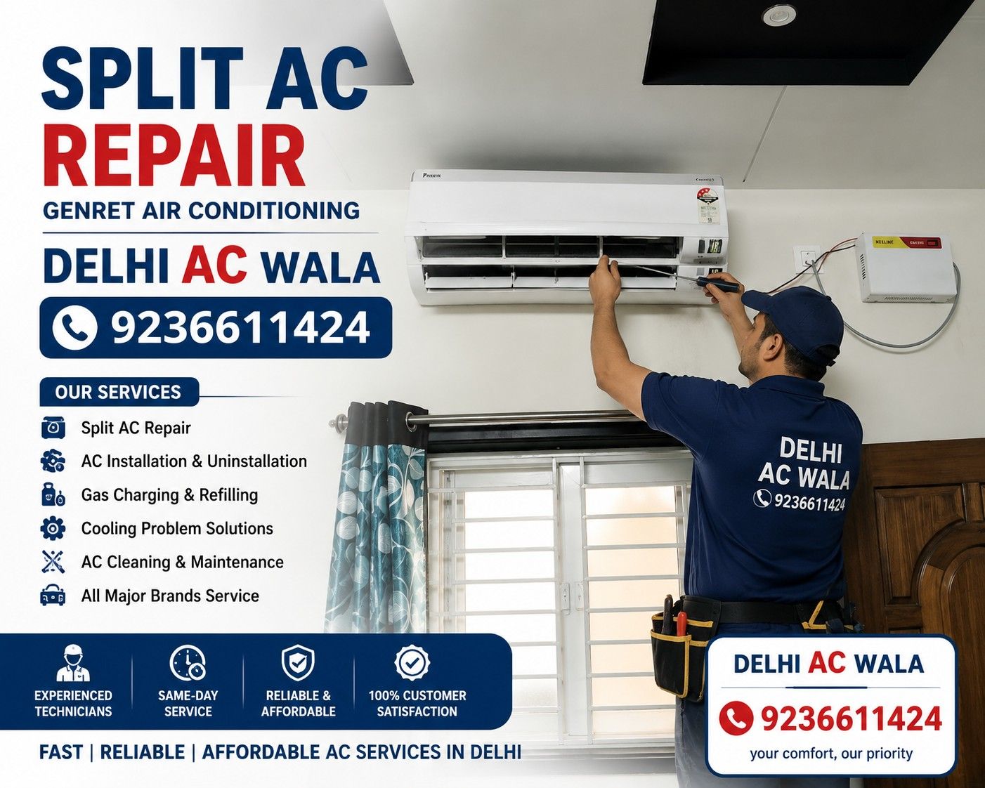 Best Air Conditioner Repair & Installation Services in Delhi